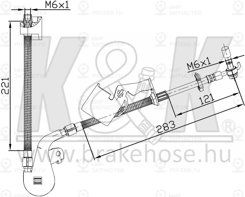 Запчасть K&K FT0752