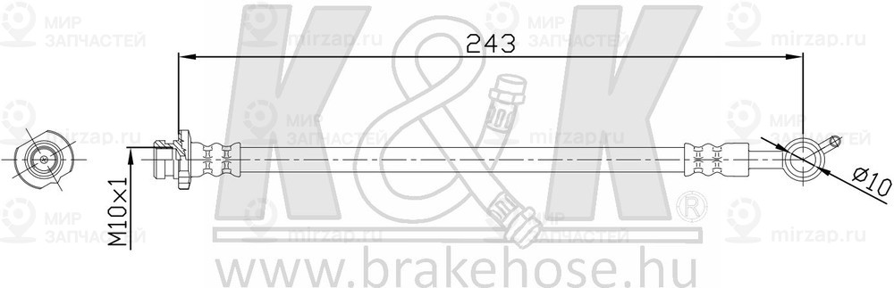 Запчасть K&K FT0850