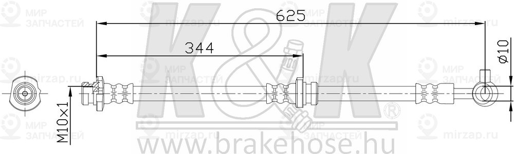 Запчасть K&K FT0859
