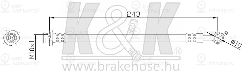 Запчасть K&K FT0863