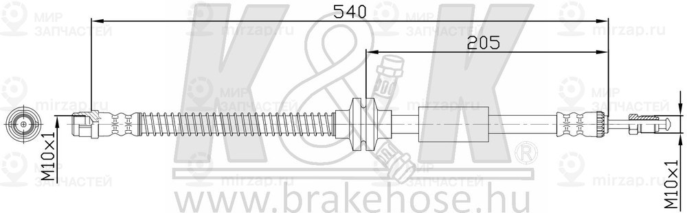 Запчасть K&K FT0889