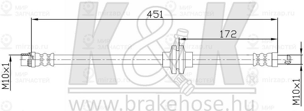 Запчасть K&K FT0896
