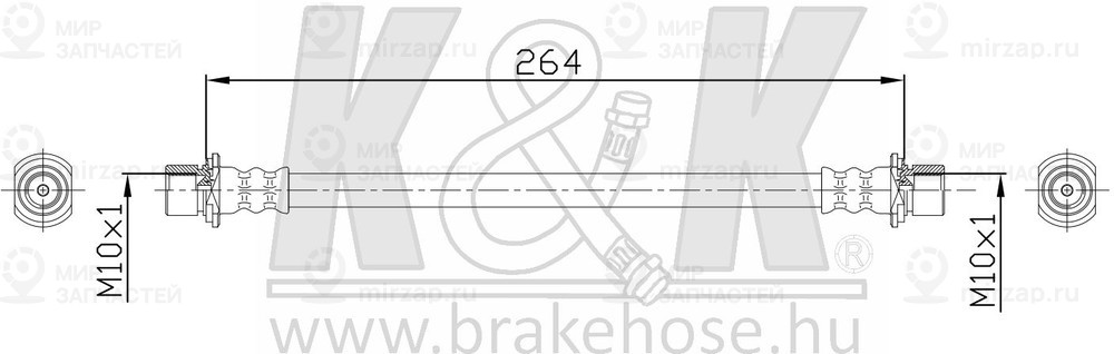 Запчасть K&K FT0968