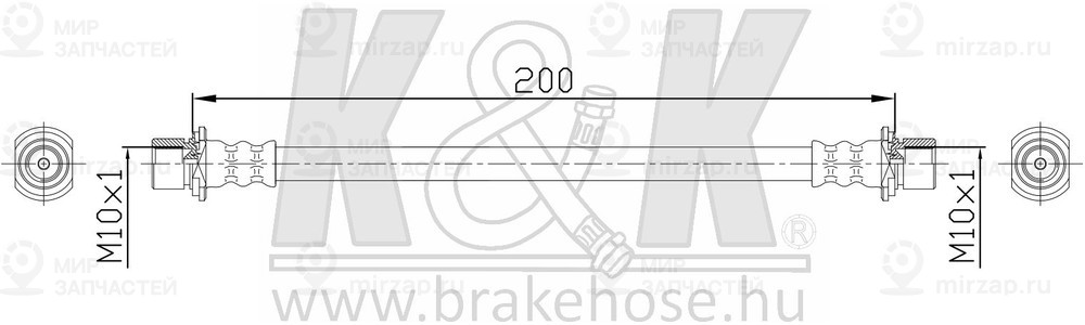 Запчасть K&K FT0970