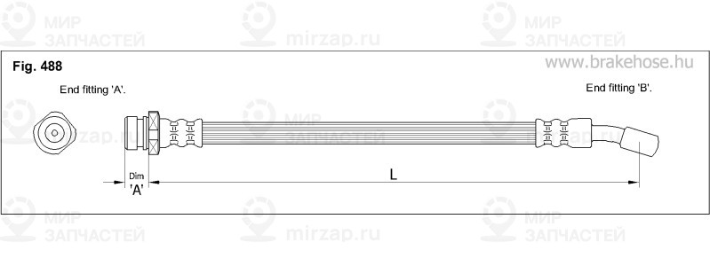 Запчасть K&K FT1032