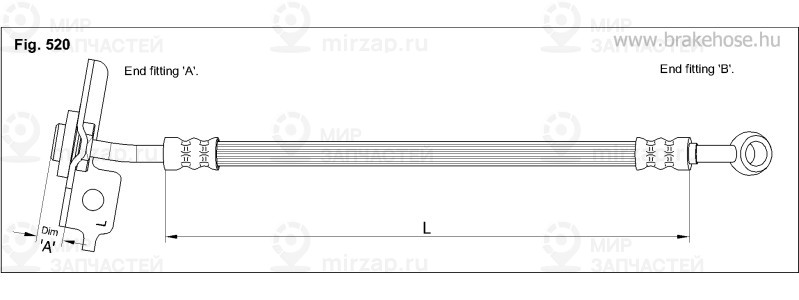 Запчасть K&K FT1054