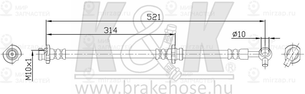 Запчасть K&K FT1254