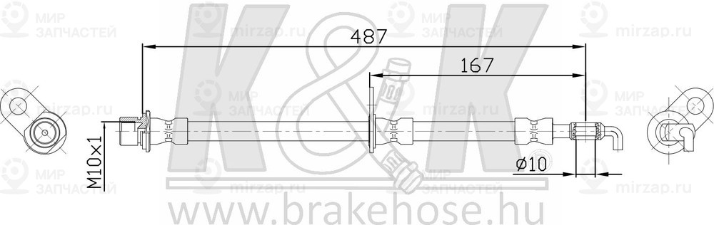 Запчасть K&K FT1417