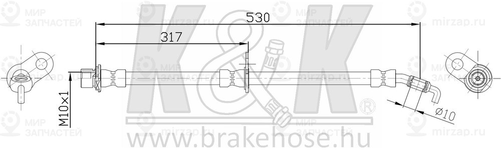 Запчасть K&K FT1423