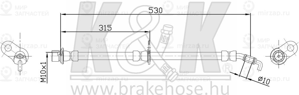 Запчасть K&K FT1424