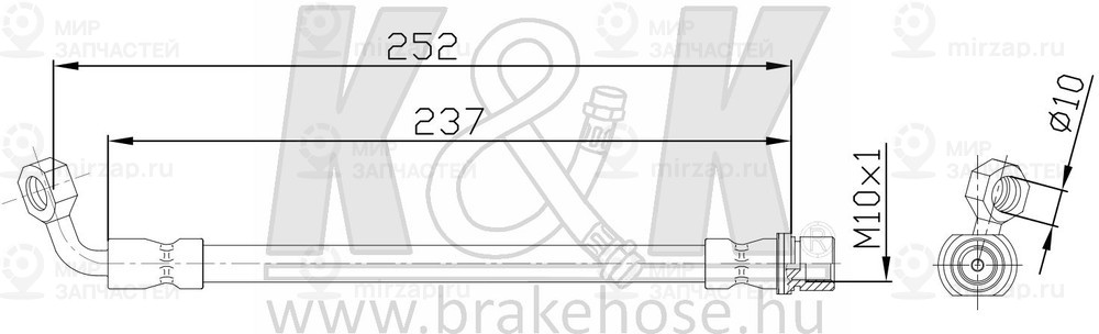 Запчасть K&K FT1434