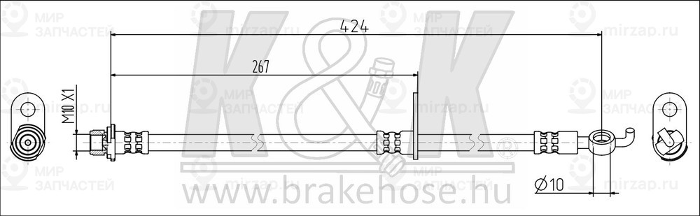 Запчасть K&K FT1663