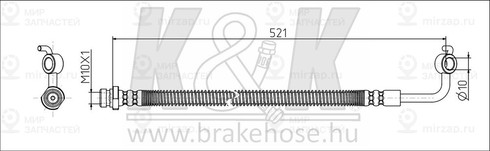 Запчасть K&K FT1731