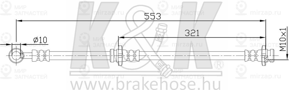 Запчасть K&K FT1997