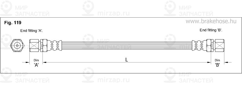 Запчасть K&K FT2813