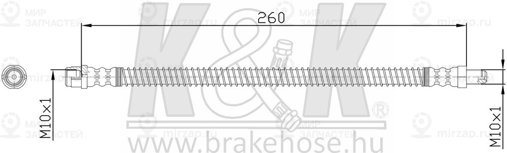 Запчасть K&K FT4085