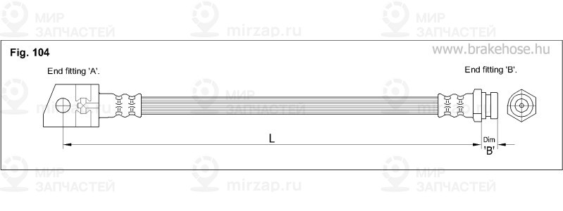 Запчасть K&K FT4749