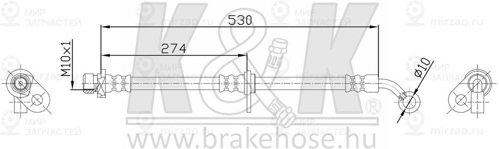 Запчасть K&K FT5172