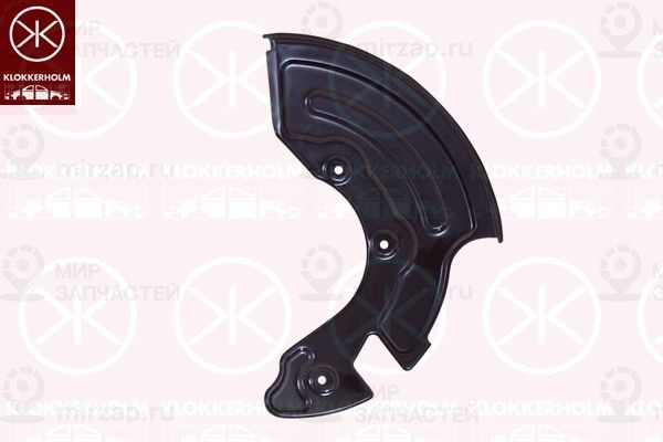 Отражатель, диск тормозного механизма KLOKKERHOLM 0018376