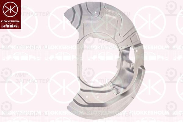 Отражатель, диск тормозного механизма KLOKKERHOLM 0097378