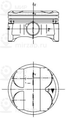 Запчасть KOLBENSCHMIDT 40086620