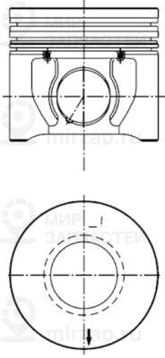 Поршень KOLBENSCHMIDT 40172610