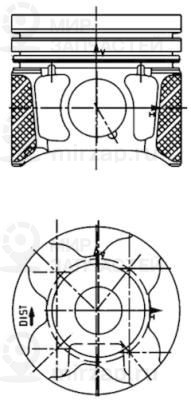 Запчасть KOLBENSCHMIDT 40179600