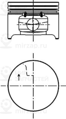 Запчасть KOLBENSCHMIDT 40277620