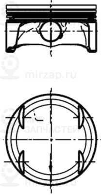 Поршень KOLBENSCHMIDT 40348600