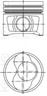Запчасть KOLBENSCHMIDT 40409600