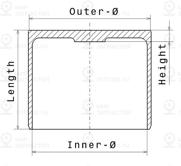 Запчасть KOLBENSCHMIDT 50007551