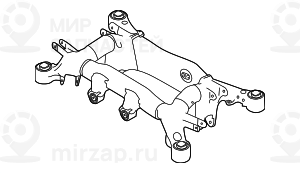балка заднего моста
 BMW 33316770828
