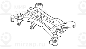 балка заднего моста
 BMW 33316783715