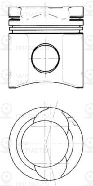 Ремонтный комплект, поршень / гильза цилиндра KOLBENSCHMIDT 90583960