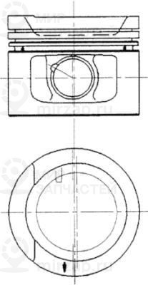Поршень KOLBENSCHMIDT 90942620