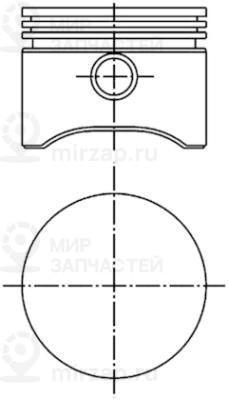 Поршень KOLBENSCHMIDT 94132700