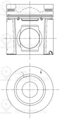 Поршень KOLBENSCHMIDT 99353600