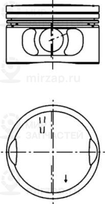 Поршень KOLBENSCHMIDT 99942620