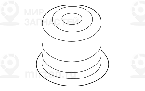 Gummilager Hinten
 BMW 33316868537
