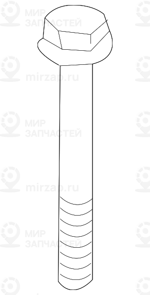 Болт с шестигранной головкой с шайбой M14X1,5X138
 BMW 33326760344