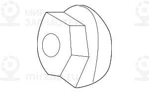 Гайка с буртиком самоконтрящаяся M16X1,5-10 ZNS3
 BMW 33326760383