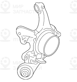 Опора подшипника колеса п зд
 BMW 33326797508