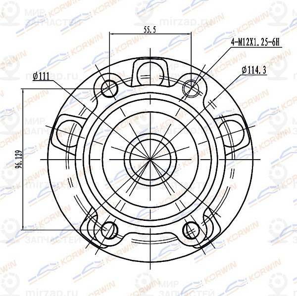 Запчасть KORWIN KWAH0006