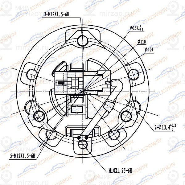 Запчасть KORWIN KWAH0016