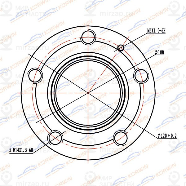 Запчасть KORWIN KWAH0018