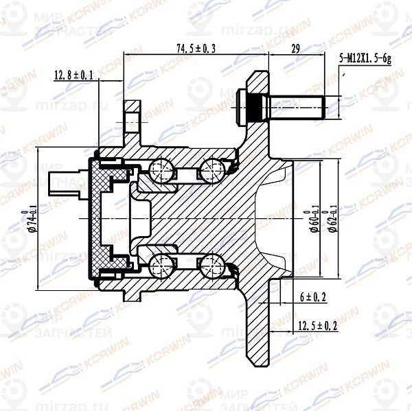 Запчасть KORWIN KWAH0026