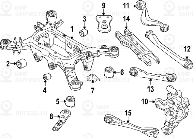 Querlenker Mit Gummilager Rechts
 BMW 33328833218