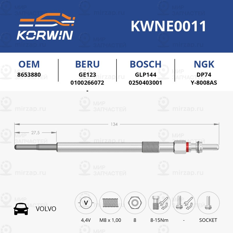 Запчасть KORWIN KWNE0011