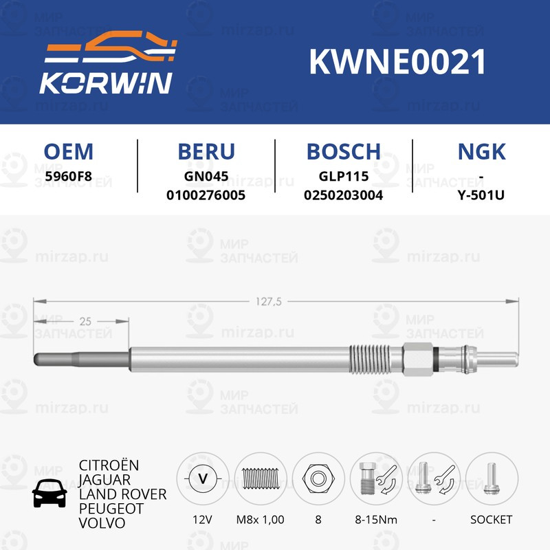 Запчасть KORWIN KWNE0021