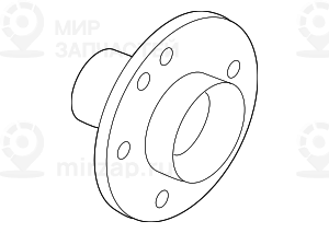 Ступица выходного фланца дифференциала
 BMW 33416867261